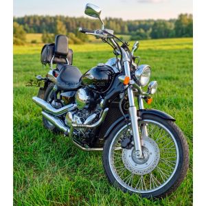 Захисні дуги з підніжками Honda VT400/750 Shadow Spirit, Black Widow
