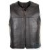 Чоловічий байкерський жилет із перфорованої шкіри (Premium Cowhide)