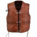 Байкерський шкіряний жилет Bon Brown – Класика та Надійність