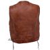 Байкерський шкіряний жилет Bon Brown – Класика та Надійність