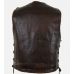 Байкерський шкіряний жилет (Коричневий) Байкерський шкіряний жилет (Коричневий)