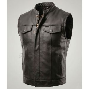 Байкерський шкіряний жилет "Сини Анархії"