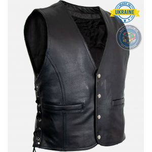 Шкіряний жилет ручної роботи (Premium Tailoring) Шкіряний жилет ручної роботи (Premium Tailoring)