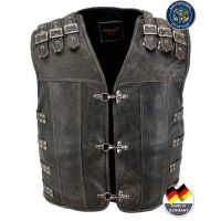 Шкіряний байкерський жилет CUSTOM CLUB