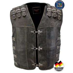 Шкіряний байкерський жилет CUSTOM CLUB