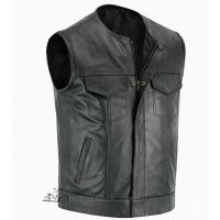Байкерський шкіряний жилет "WESTERN"