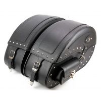 Кофри для мотоциклів ручної роботи "Б-Л міні", чорні