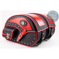 Бічні кофри для мотоцикла "Б" МІНІ (Червоні)